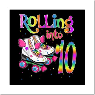 Rolling Into 10 years Lets Roll I'm Turning 10 Posters and Art